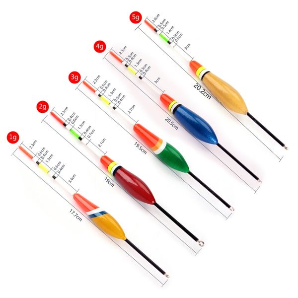 5 pcs/set fishing float buoyance buoy bobber stick wooden tackle 1g/2g/3g/4g/5g
5 pcs/set fishing float buoyance buoy bobber stick wooden tackle 1g/2g/3g/4g/5g