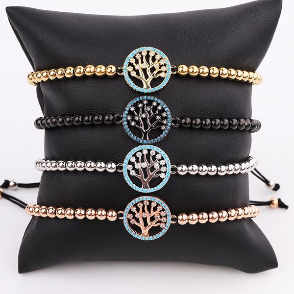 classic design cz pave life tree charm small stainless steel beads macrame bracelet women men, Black
classic design cz pave life tree charm small stainless steel beads macrame bracelet women men, Black