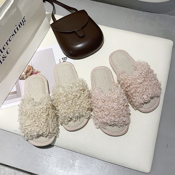 women spring autumn indoor pvc material outdoor fur slippers casual non-slip fashion flat plush solid color ladies slippers, Black
women spring autumn indoor pvc material outdoor fur slippers casual non-slip fashion flat plush solid color ladies slippers, Black