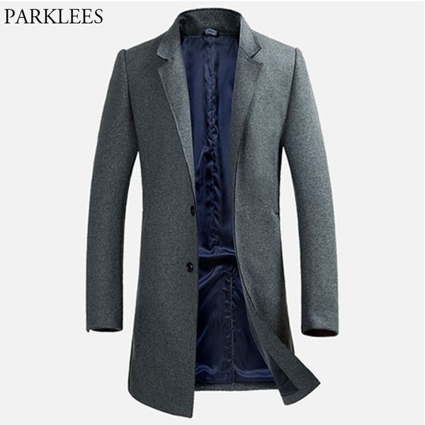 winter long trench coat men 2017 wool men overcoat casual slim fit men's trench coats single breasted windbreaker, Black
winter long trench coat men 2017 wool men overcoat casual slim fit men's trench coats single breasted windbreaker, Black