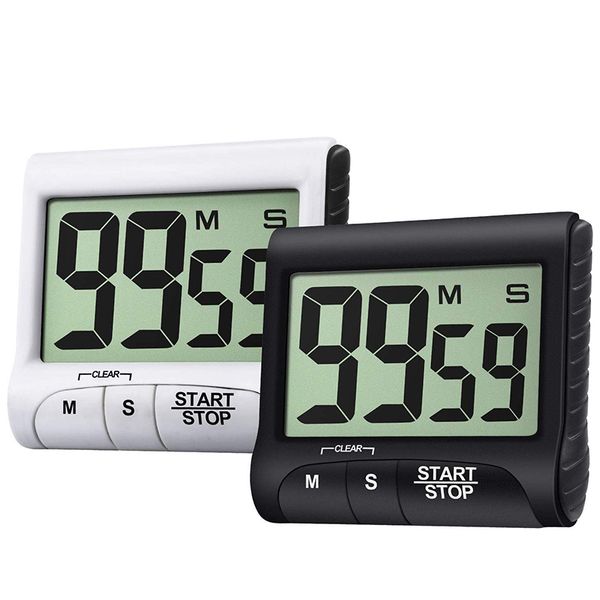 2 pieces digital kitchen timer large display kitchen timer magnetic electric countdown with loud alarm for cooking game baking e
2 pieces digital kitchen timer large display kitchen timer magnetic electric countdown with loud alarm for cooking game baking e