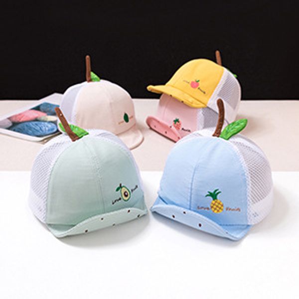 15522 baby kids baseball hat children cartoon fruit mesh peaked cap boys girls ball cap hats baseball sunhat, Yellow
15522 baby kids baseball hat children cartoon fruit mesh peaked cap boys girls ball cap hats baseball sunhat, Yellow