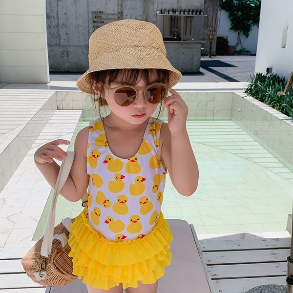 q. summer children's print girl's princess dress princess dress swimsuit children's one-piece swimsuit, White;black 
q. summer children's print girl's princess dress princess dress swimsuit children's one-piece swimsuit, White;black