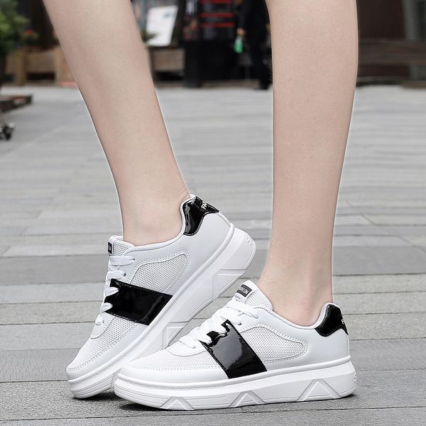 new fashion women shoes 2019 spring summer youths casual lace-up flats girls sweet breathable mesh shoes students fitness, Black
new fashion women shoes 2019 spring summer youths casual lace-up flats girls sweet breathable mesh shoes students fitness, Black