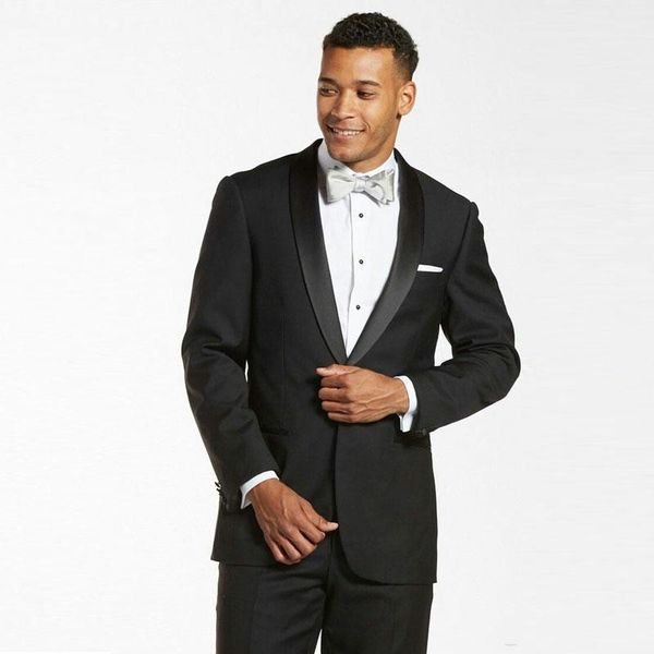 handsome black groom tuxedos shawl lapel groomsmen wedding tuxedos popular men formal prom jacket blazer suit(jacket+pants+tie) 1323, Black;gray
handsome black groom tuxedos shawl lapel groomsmen wedding tuxedos popular men formal prom jacket blazer suit(jacket+pants+tie) 1323, Black;gray