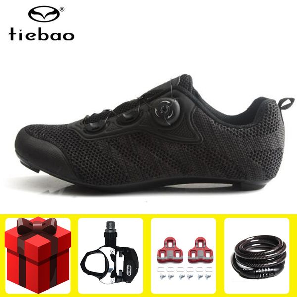 tiebao road cycling shoes add pedal set men sneakers professional racing bicycle self-locking shoes outdoor athletic bike, Black
tiebao road cycling shoes add pedal set men sneakers professional racing bicycle self-locking shoes outdoor athletic bike, Black