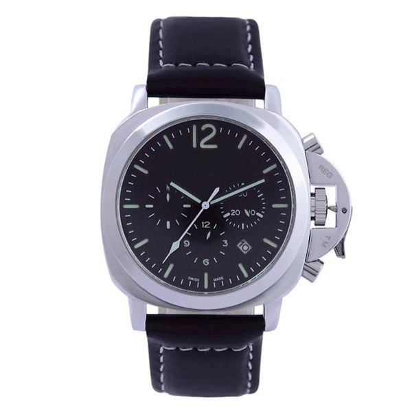 popular men's fashion quartz watch stainless steel dial leather strap sports watch brand designer men's watches, Slivery;brown
popular men's fashion quartz watch stainless steel dial leather strap sports watch brand designer men's watches, Slivery;brown