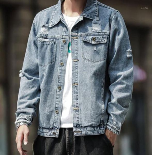 designer jean jackets fashion button pockets panelled mens jean jackets casual males clothing hole panelled mens, Black;brown
designer jean jackets fashion button pockets panelled mens jean jackets casual males clothing hole panelled mens, Black;brown