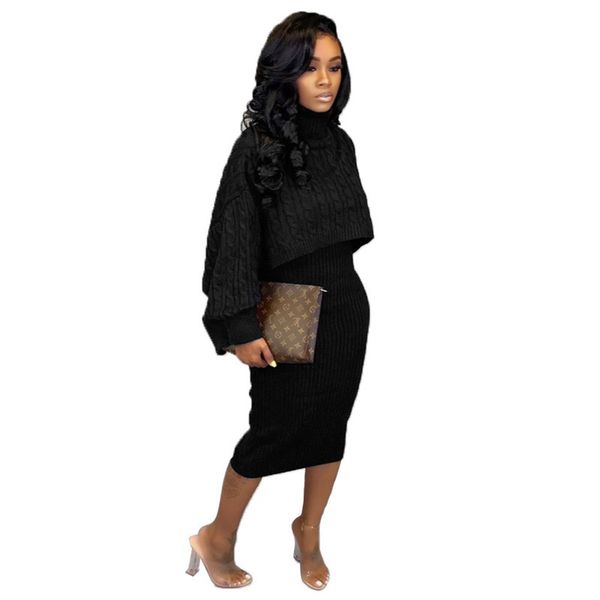 autumn winter sweater women two piece set tracksuits turtleneck long sleeve sweater midi calf dress bodycon outfits dresses, White
autumn winter sweater women two piece set tracksuits turtleneck long sleeve sweater midi calf dress bodycon outfits dresses, White