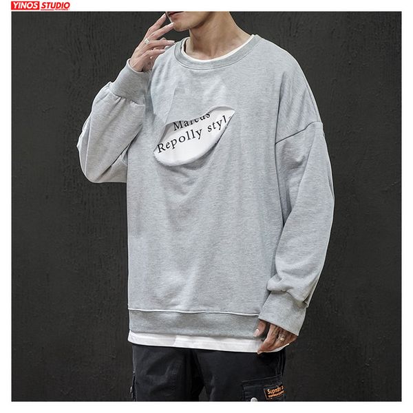 dropshipping 2019 mens cotton hoodies men patchwork fake two pieces sweatshirt mens fashion shredded pullover, Black
dropshipping 2019 mens cotton hoodies men patchwork fake two pieces sweatshirt mens fashion shredded pullover, Black