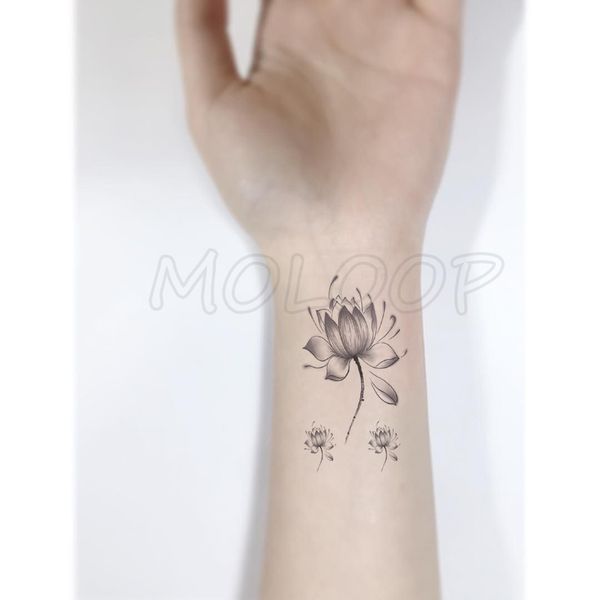 water transfer tattoo black lotus flower tattoo body art waterproof temporary fake flash for man woman kid 10.5*6cm
water transfer tattoo black lotus flower tattoo body art waterproof temporary fake flash for man woman kid 10.5*6cm
