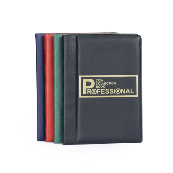 120 sheets wallet 4 colors coin album portable album coin penny money storage book case holder file collection collectin
120 sheets wallet 4 colors coin album portable album coin penny money storage book case holder file collection collectin