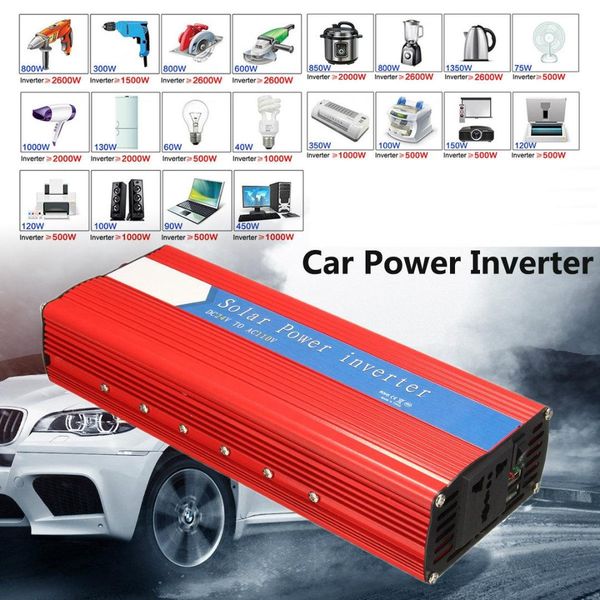 p eak 6000w voltage transformer car power inverter 12/24v to ac 220/110v usb modified sine wave universal intelligent inverter
p eak 6000w voltage transformer car power inverter 12/24v to ac 220/110v usb modified sine wave universal intelligent inverter