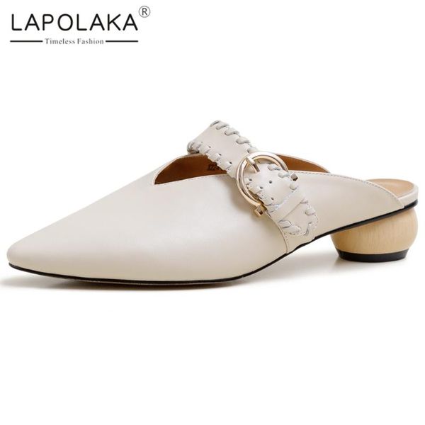 lapolaka new arrivals genuine cow leather pointed toe casual shoes woman pumps mules slip on strange style comfortable pumps, Black
lapolaka new arrivals genuine cow leather pointed toe casual shoes woman pumps mules slip on strange style comfortable pumps, Black