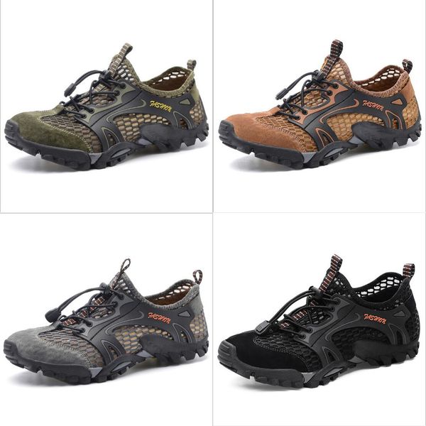 2019 men's summer breathable hiking shoes male cutout men's shoes movement outdoor leisure sandals mesh breathable shoes, Black
2019 men's summer breathable hiking shoes male cutout men's shoes movement outdoor leisure sandals mesh breathable shoes, Black