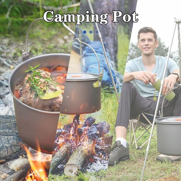 camping pot cookware aluminum alloy hanging pot temperature resistant cookware portable outdoor picnic camping supplies bbq tool
camping pot cookware aluminum alloy hanging pot temperature resistant cookware portable outdoor picnic camping supplies bbq tool