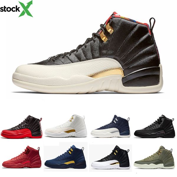 winterized cny gym red 12 xii 12s men basketball athletic shoes bordeaux playoffs high white wings flu game sports sneakers, Black 
winterized cny gym red 12 xii 12s men basketball athletic shoes bordeaux playoffs high white wings flu game sports sneakers, Black