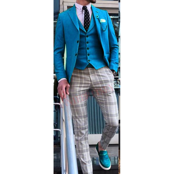 2020 blue men suit 3 piece male tuxedo slim fit casual summer high street blazer men custom plus size prom jacket vest pants set, White;black
2020 blue men suit 3 piece male tuxedo slim fit casual summer high street blazer men custom plus size prom jacket vest pants set, White;black