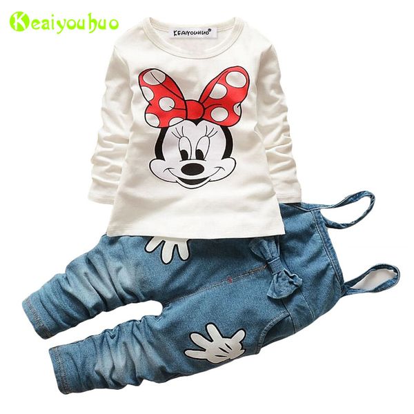 keaiyouhuo children clothes 2017 winter girls clothes set t-shirt+overalls outfits 2pcs kids sport suit for girls clothing sets, White
keaiyouhuo children clothes 2017 winter girls clothes set t-shirt+overalls outfits 2pcs kids sport suit for girls clothing sets, White