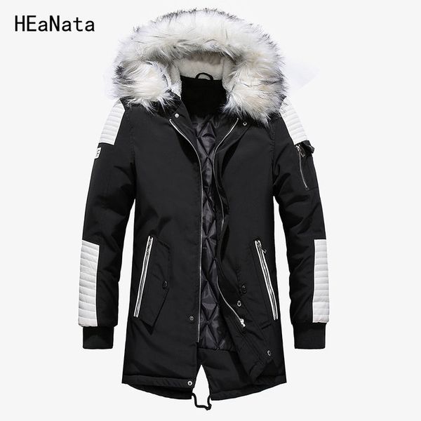 heanata parka men thick long warm winter jacket men parkas fashion business zipper hooded outwear warm coat veste homme, Black
heanata parka men thick long warm winter jacket men parkas fashion business zipper hooded outwear warm coat veste homme, Black
