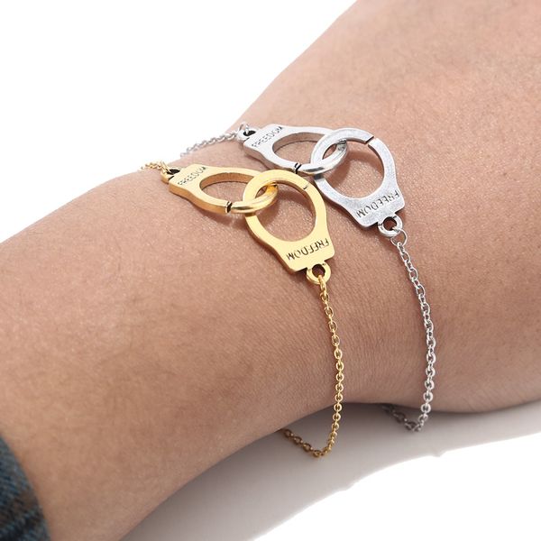 handcuff silver or golden bracelet, stainless steel adjustable bangle woman, Black
handcuff silver or golden bracelet, stainless steel adjustable bangle woman, Black