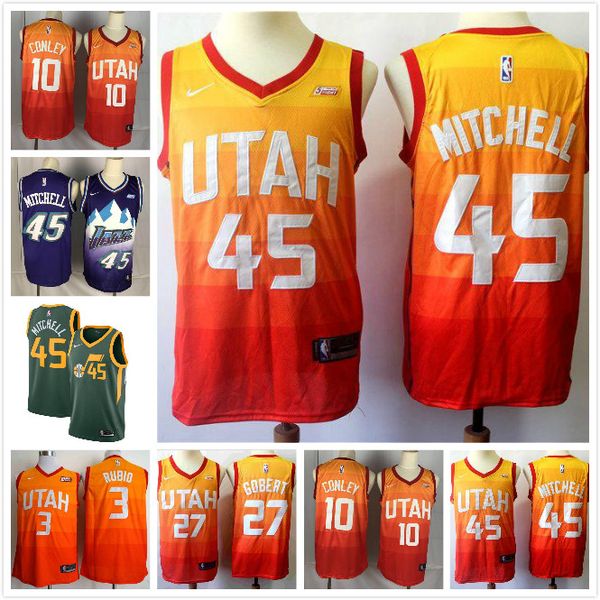 2020 mens donovan 45 mitchell rudy 27 gobert city vancouver edition utah jazz vintage 3 trey burke 10 conley nba basketball jersey, Black
2020 mens donovan 45 mitchell rudy 27 gobert city vancouver edition utah jazz vintage 3 trey burke 10 conley nba basketball jersey, Black