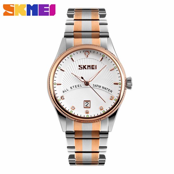 skmei watch business quartz men watches stainless steel waterproof wristwatches men relogio masculino, Slivery;brown
skmei watch business quartz men watches stainless steel waterproof wristwatches men relogio masculino, Slivery;brown