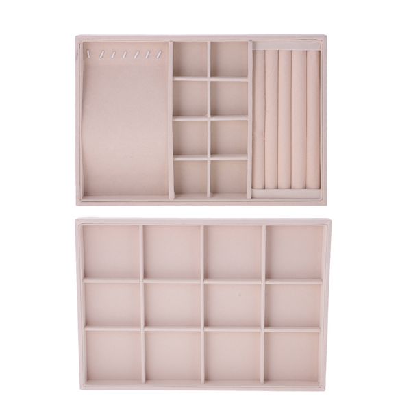 2 pieces home stackable jewelry organizer trays for multi-purpose display beige, Black;white
2 pieces home stackable jewelry organizer trays for multi-purpose display beige, Black;white