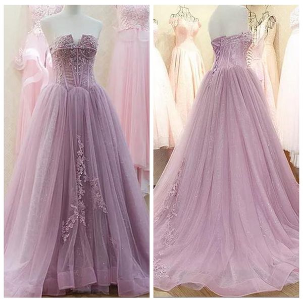 decent strapless wedding dresses with sweep train a line lace purple wedding dress beaded affordable wedding dress with lace up back, White
decent strapless wedding dresses with sweep train a line lace purple wedding dress beaded affordable wedding dress with lace up back, White