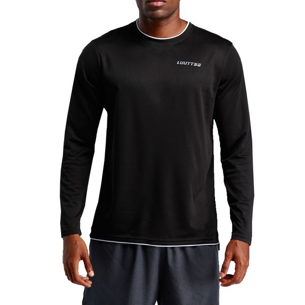 men workout t shirts quick dry long sleeve outdoor training sportswear tee breathable mesh running bodybuilding shirt man, Black;blue
men workout t shirts quick dry long sleeve outdoor training sportswear tee breathable mesh running bodybuilding shirt man, Black;blue