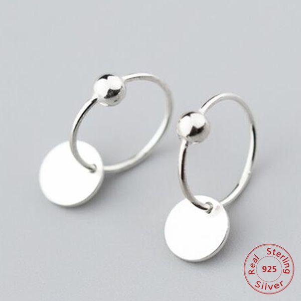 2019 brief solid silver round wafer charm earrings for women girls 925 sterling silver geometry minimalist jewelry, Golden;silver
2019 brief solid silver round wafer charm earrings for women girls 925 sterling silver geometry minimalist jewelry, Golden;silver
