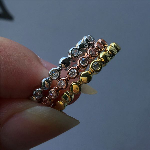 luxury small round white zircon ring set fashion silver rose gold color party ring elegant 3pcs promise wedding rings for women, Slivery;golden 
luxury small round white zircon ring set fashion silver rose gold color party ring elegant 3pcs promise wedding rings for women, Slivery;golden