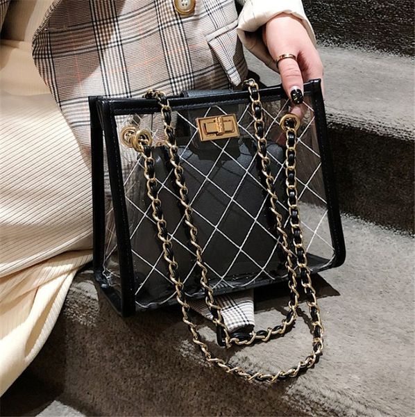4colors Handbag High Quality Shoulder Bag Casual Tote Transparent Shopping Bag PH-CFY20051837
4colors Handbag High Quality Shoulder Bag Casual Tote Transparent Shopping Bag PH-CFY20051837