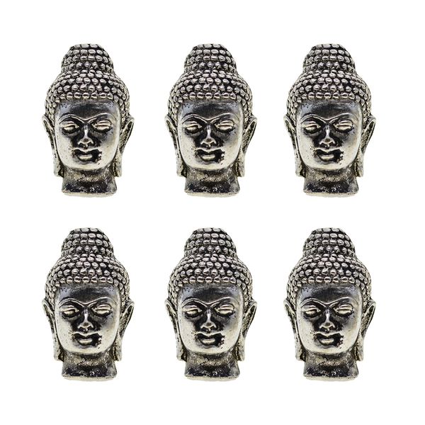 6pcs 3d buddha spiritual metal spacer beads jewelry making tibetan silver
6pcs 3d buddha spiritual metal spacer beads jewelry making tibetan silver