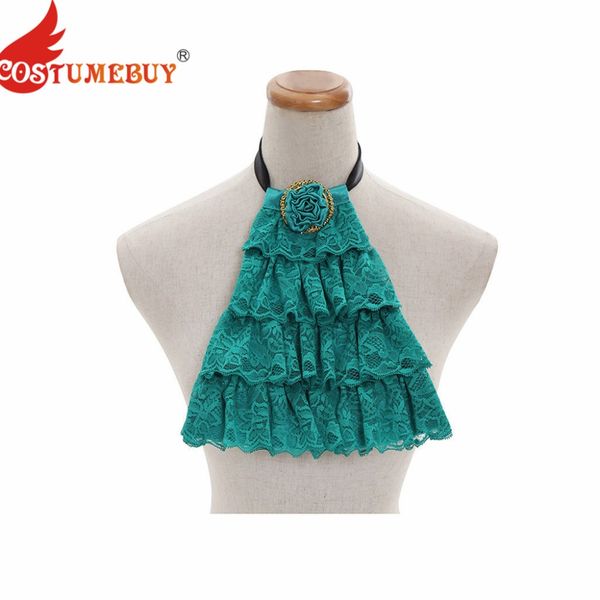 costumebuy men women detachable collar victorian ruffled lace jabot vintage steampunk fake collar neck accessory green, Silver
costumebuy men women detachable collar victorian ruffled lace jabot vintage steampunk fake collar neck accessory green, Silver