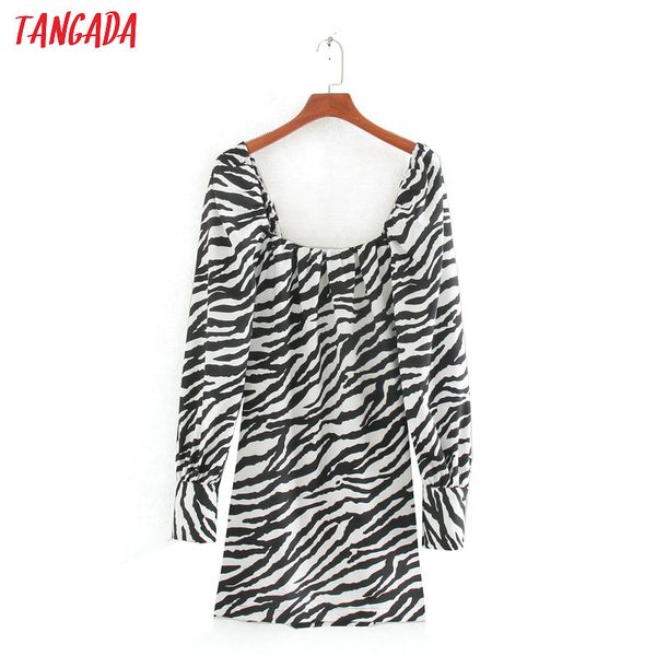 tangada fashion women animal print mini dress backless puff long sleeve ladies vintage short dress vestidos ce254, Black;gray
tangada fashion women animal print mini dress backless puff long sleeve ladies vintage short dress vestidos ce254, Black;gray