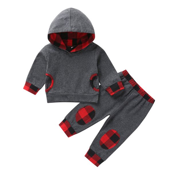 newborn baby girls boys clothes long sleeve plaid pockets hooded pullover and pants baby girl fall clothes outfit, White
newborn baby girls boys clothes long sleeve plaid pockets hooded pullover and pants baby girl fall clothes outfit, White
