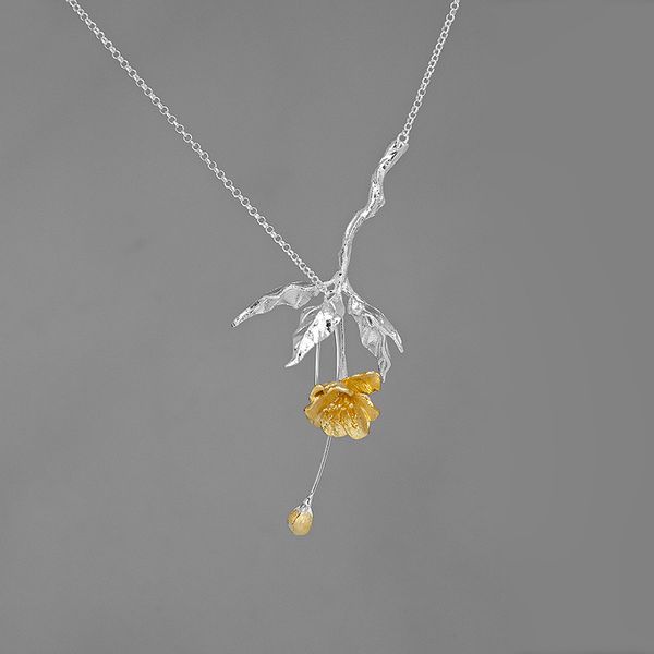 inature 925 sterling silver fashion flower leaf necklaces & pendants for women jewelry
inature 925 sterling silver fashion flower leaf necklaces & pendants for women jewelry