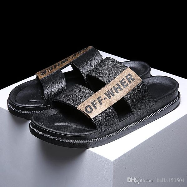 good quality designer sandals men shoes luxury slide summer fashion wide flat sandals slipper leather flip flops outdoor beach slippers, Black
good quality designer sandals men shoes luxury slide summer fashion wide flat sandals slipper leather flip flops outdoor beach slippers, Black