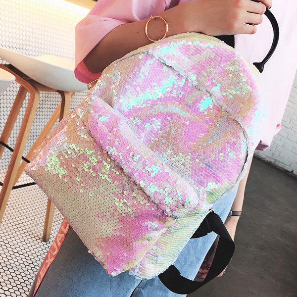 women backpack sequins school back pack new fashion female holographic travel bag bling studen school bag
women backpack sequins school back pack new fashion female holographic travel bag bling studen school bag