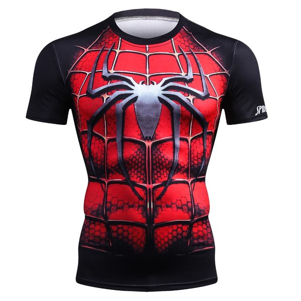 fitness shirt men sportswear running t shirt sport gym t shirt avenger 3 super hero spider man crossfit cosplay clothing, Gray;blue
fitness shirt men sportswear running t shirt sport gym t shirt avenger 3 super hero spider man crossfit cosplay clothing, Gray;blue