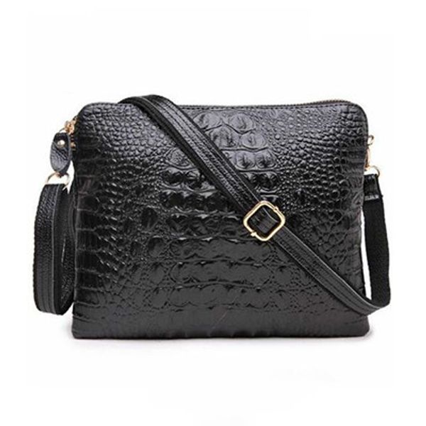new leather crocodile women's bag fashion one shoulder slant cross handbag