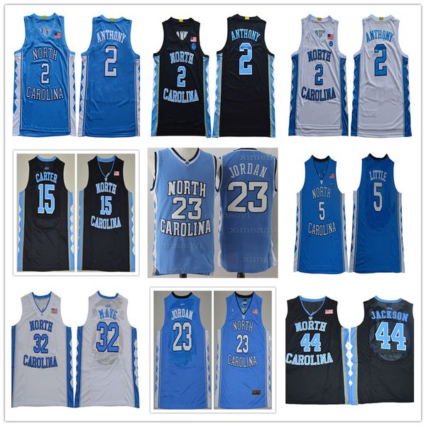 ncaa north carolina tar heels 2 cole anthony 5 little 32 luke maye 15 carter 23 michael 44 jackson college basketball jerseys stitched, Black
ncaa north carolina tar heels 2 cole anthony 5 little 32 luke maye 15 carter 23 michael 44 jackson college basketball jerseys stitched, Black