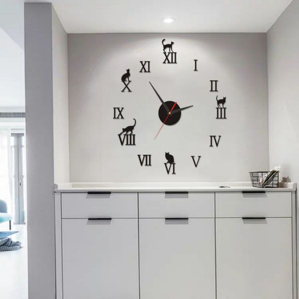 home & kitchen,roman,diy,mirrors/modern 3d diy roman number mirror surface wall clock sticker home office room diy decor
home & kitchen,roman,diy,mirrors/modern 3d diy roman number mirror surface wall clock sticker home office room diy decor