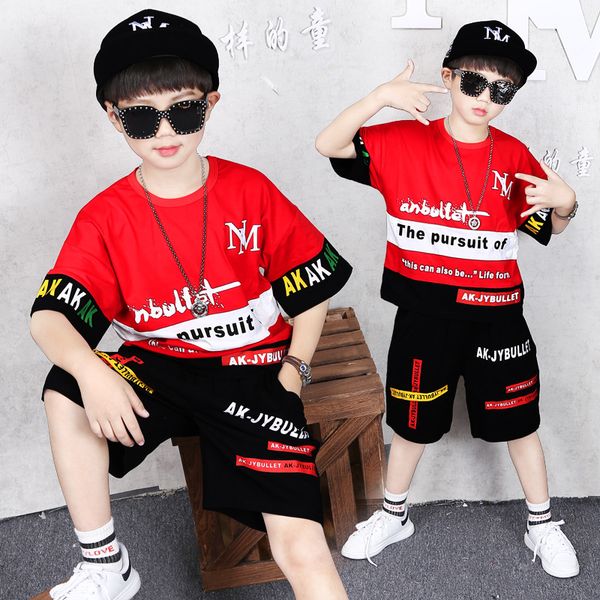 мальчики летние комплекты одежды дети письмо футболка + брюки наряды детская одежда спортивный костюм случайные большие мальчики спортивные, White 
мальчики летние комплекты одежды дети письмо футболка + брюки наряды детская одежда спортивный костюм случайные большие мальчики спортивные, White