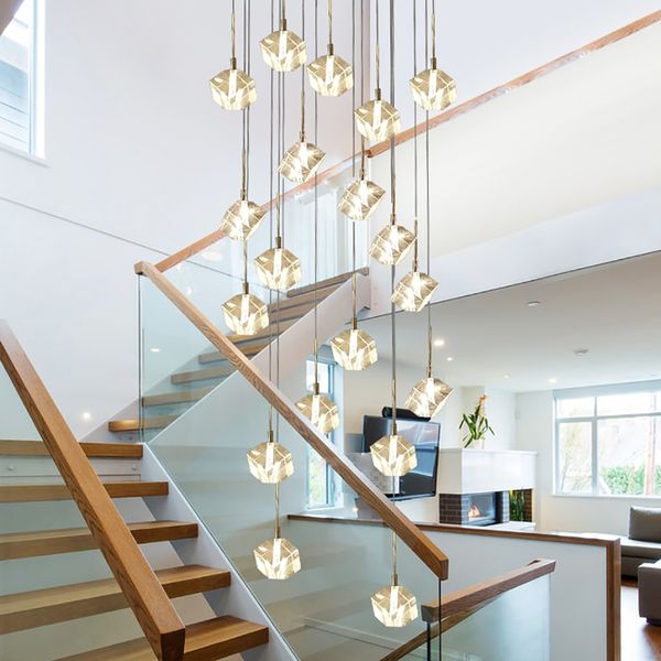 1~42light modern led square crystal chandelier lighting large l restaurant spiral staircase chandeliers living room cristal hang lamps
1~42light modern led square crystal chandelier lighting large l restaurant spiral staircase chandeliers living room cristal hang lamps
