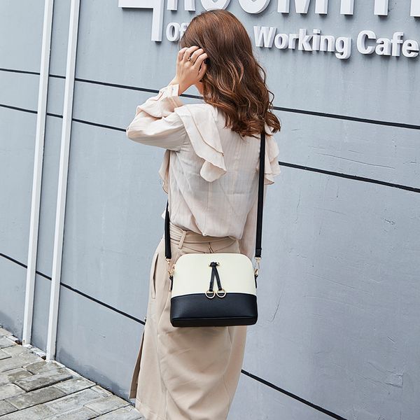 new korean fashion hobos bags women trend all-match crossbody bags zipper shell small phone shoulder messenger bag
