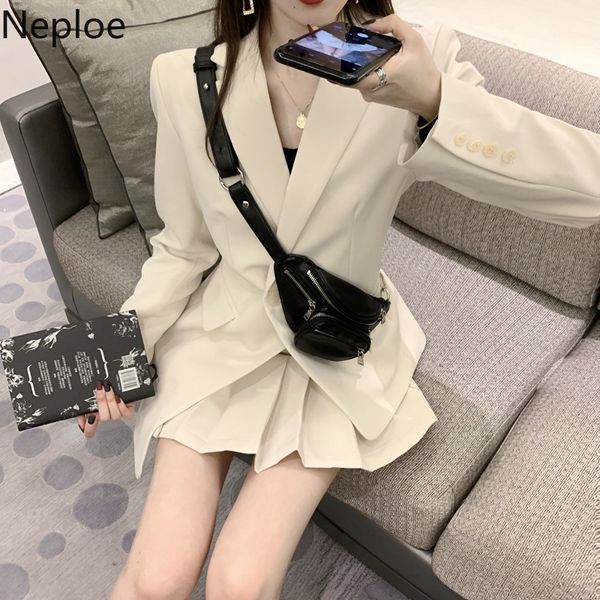 neploe 2020 spring summer casual woman blazer slim office ladies jackets runway fashion female long coat business blazer 49802, White;black
neploe 2020 spring summer casual woman blazer slim office ladies jackets runway fashion female long coat business blazer 49802, White;black