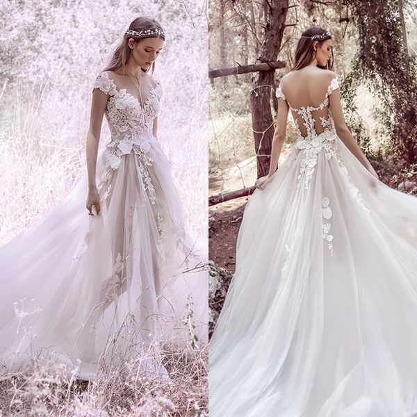 3d flowers appliques tulle a line wedding dresses princess tulle dress party ivory long dresses abiye gece elbisesi, White
3d flowers appliques tulle a line wedding dresses princess tulle dress party ivory long dresses abiye gece elbisesi, White