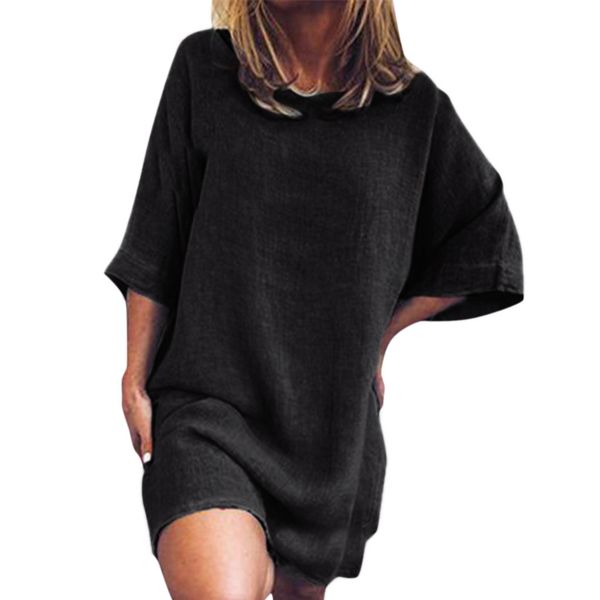 summer printed mini dress summer dress women loose casual o-neck solid short sleeve side slit drop shipping, Black;gray
summer printed mini dress summer dress women loose casual o-neck solid short sleeve side slit drop shipping, Black;gray
